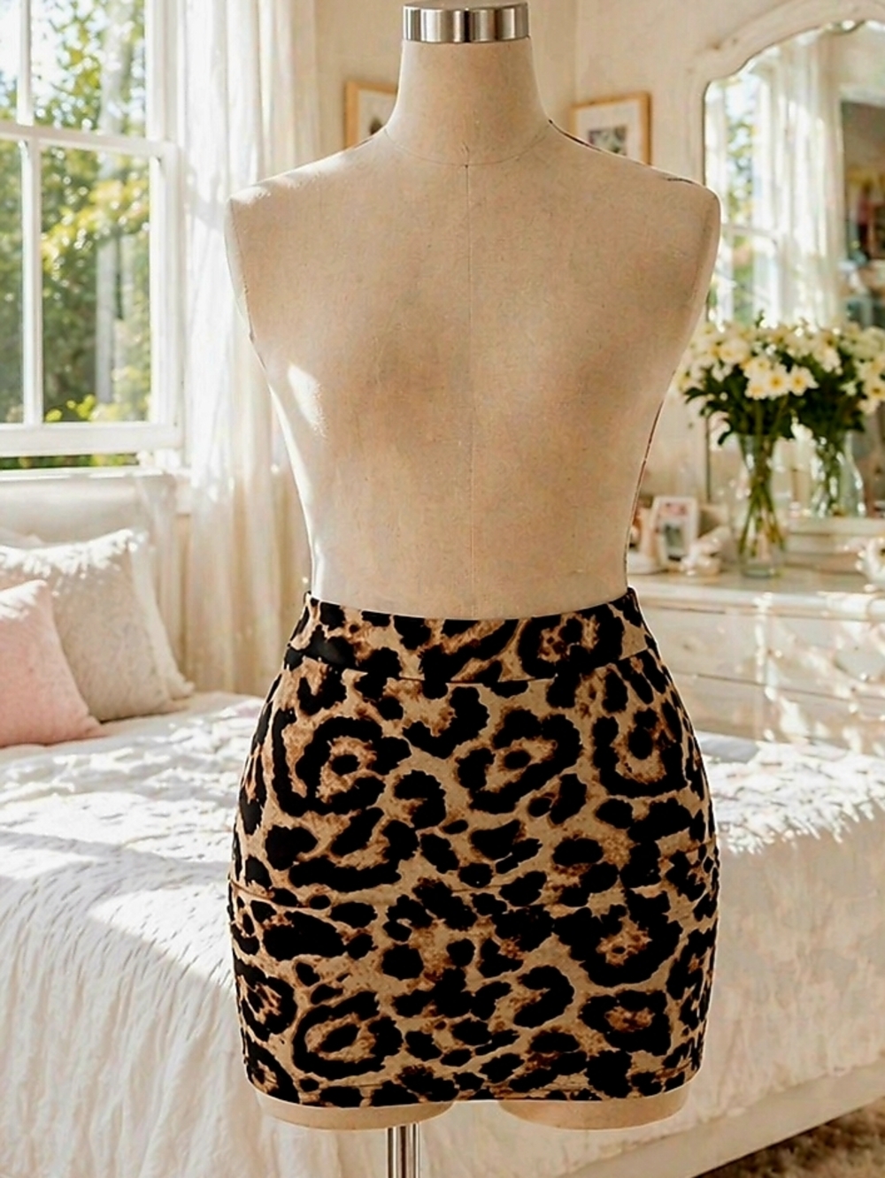 Leopard Print Skort Women’s Size (XL) Stretch